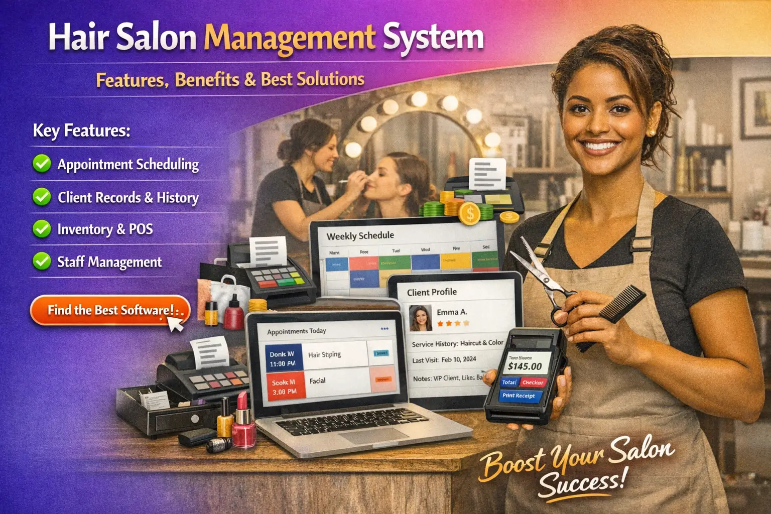 Hair Salon Management System | Features, Benefits & Best Solutions