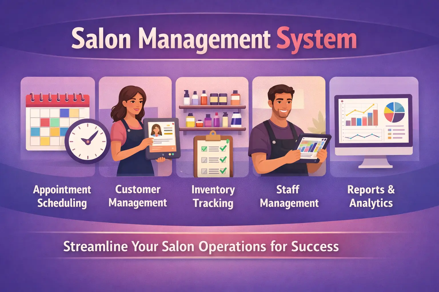 Salon Management System | Easy Booking & Business Automation