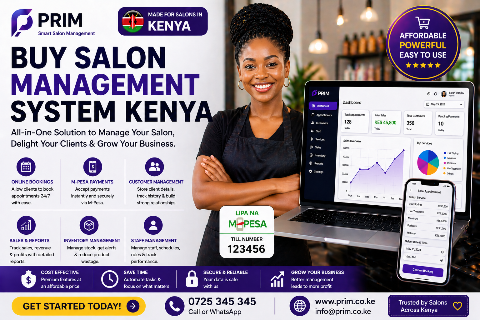 Buy Salon Management System Kenya