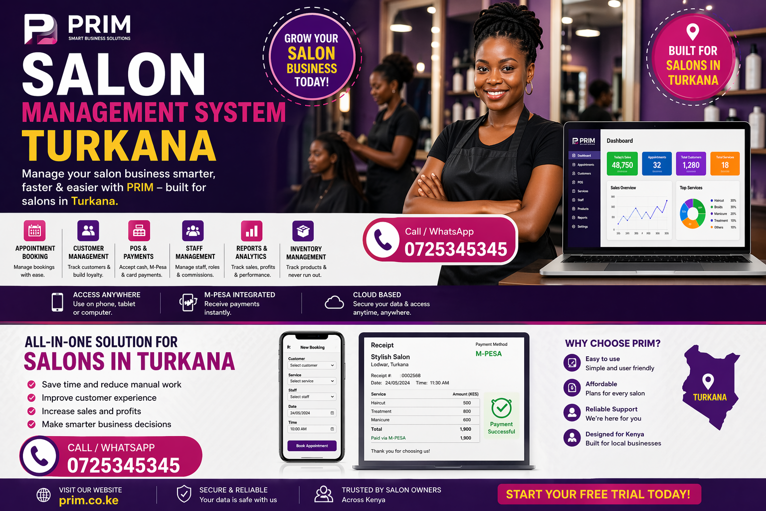 Salon Management System Marsabit