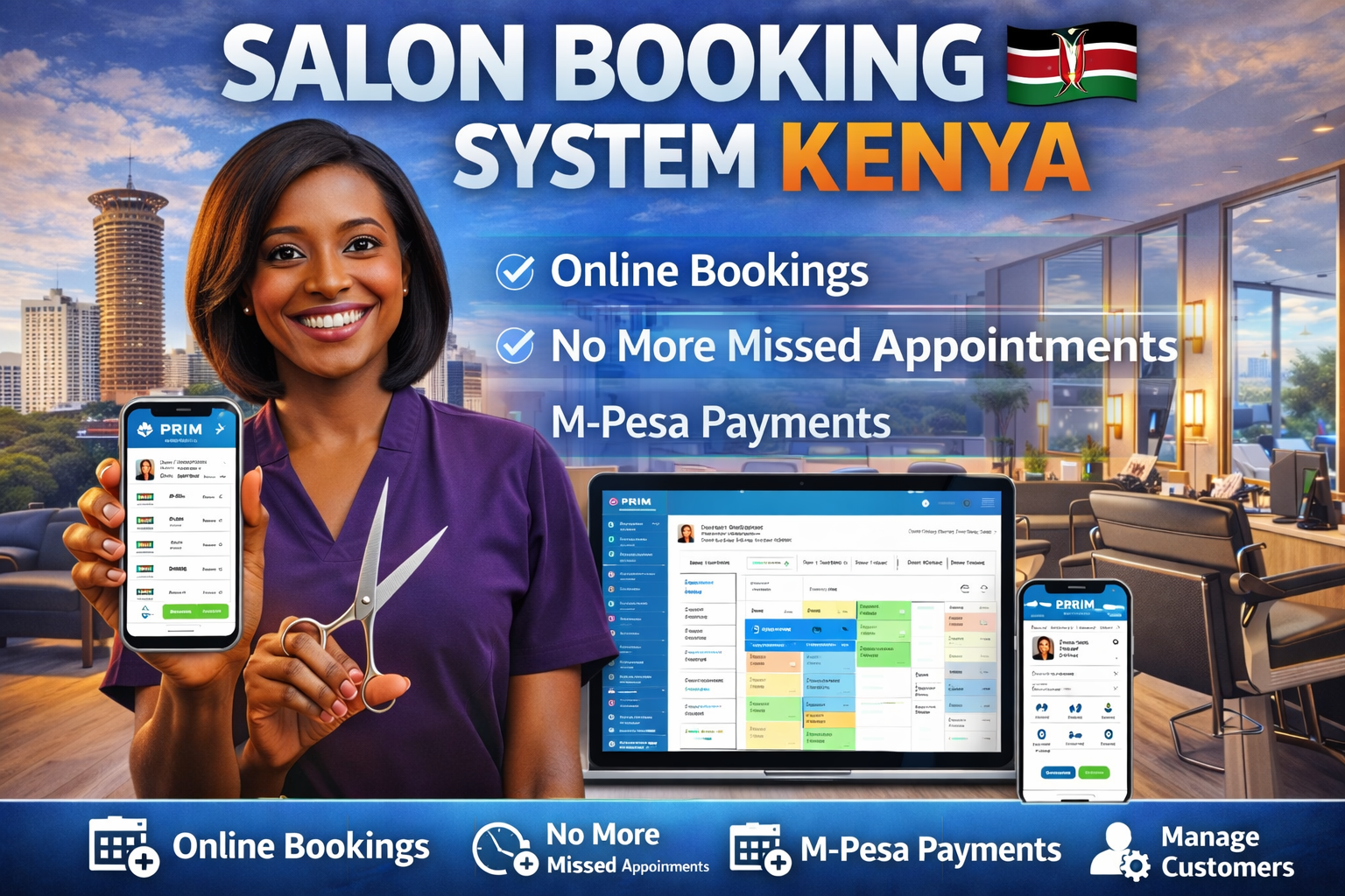 Salon Booking System Kenya 