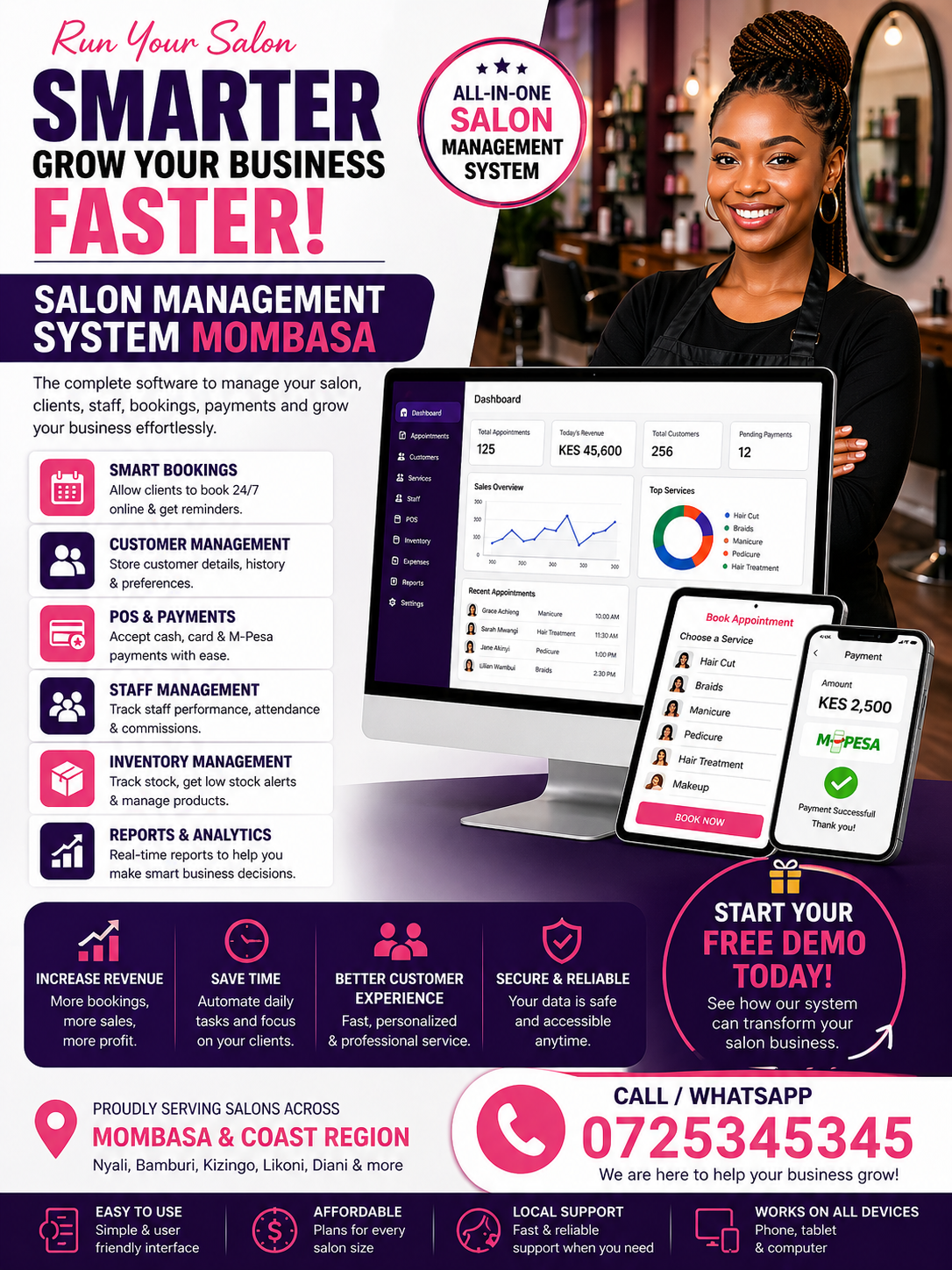 Salon Management System Kisumu