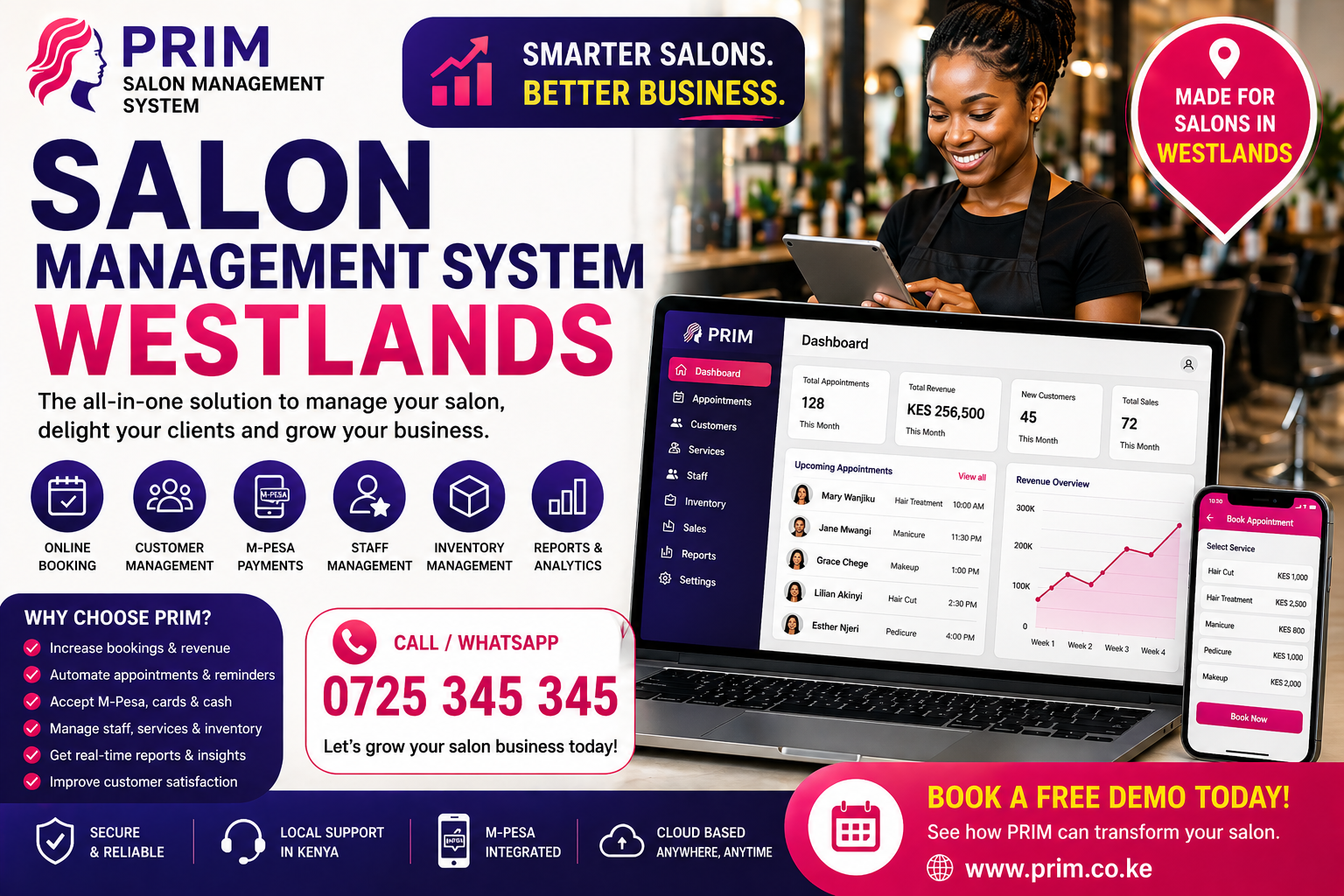 Salon Management System Westlands 
