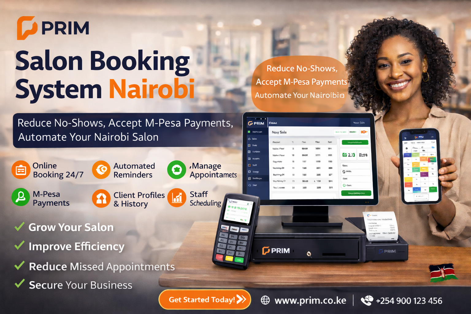 Salon Booking System Nairobi