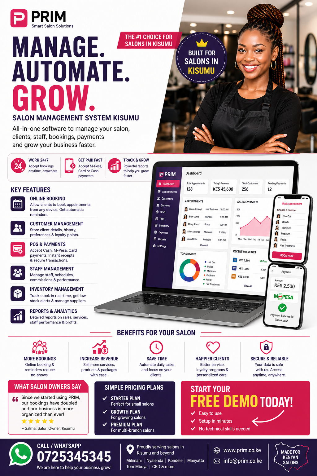 Salon Management System Kisumu