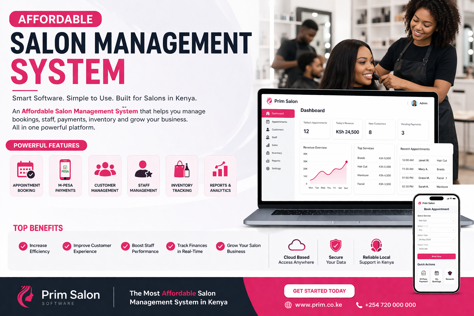 Affordable Salon Management System 