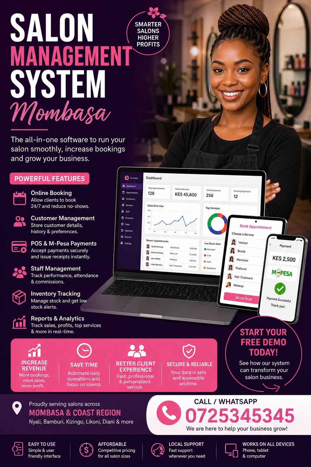 Salon Management System Mombasa