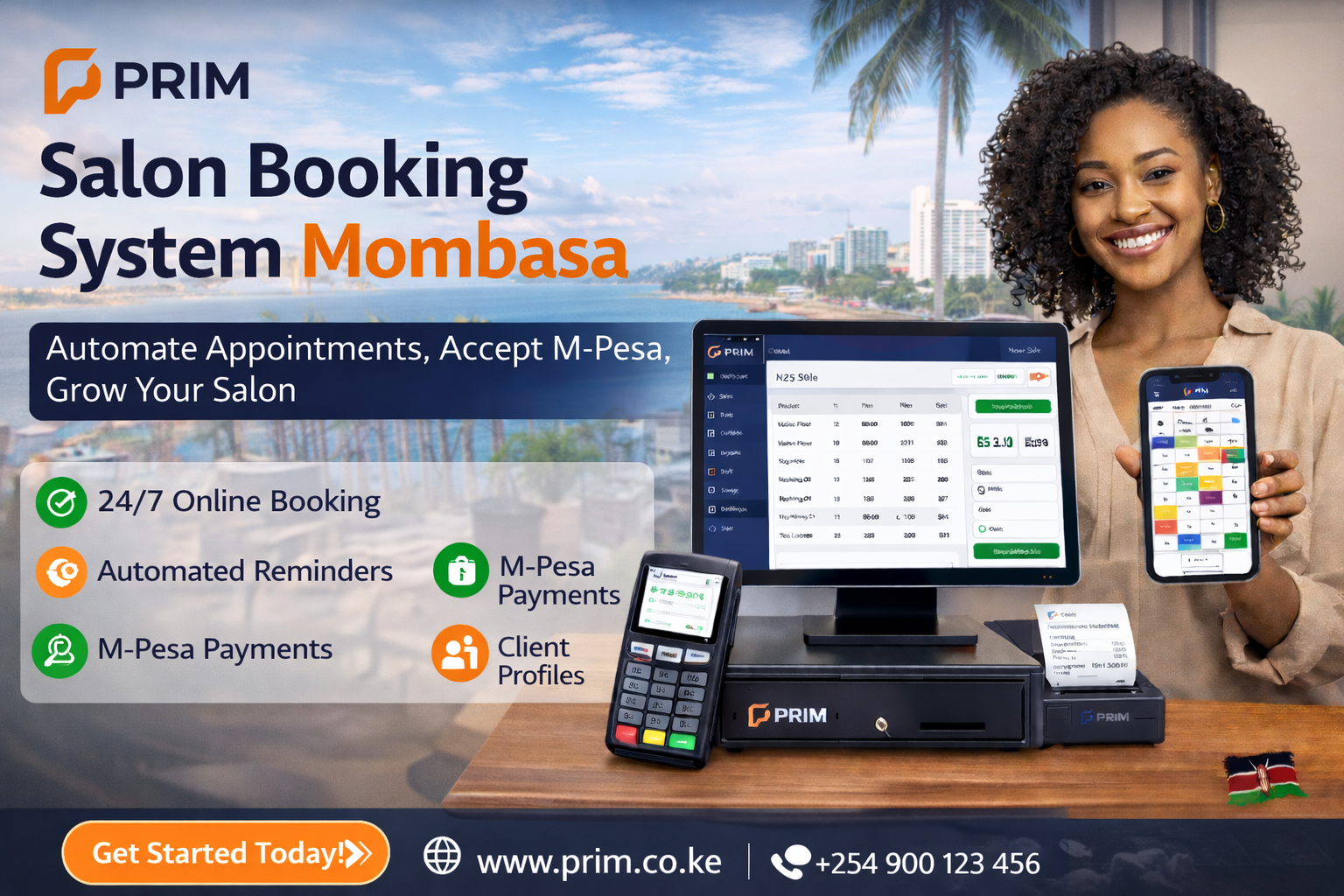 Salon Booking System Mombasa