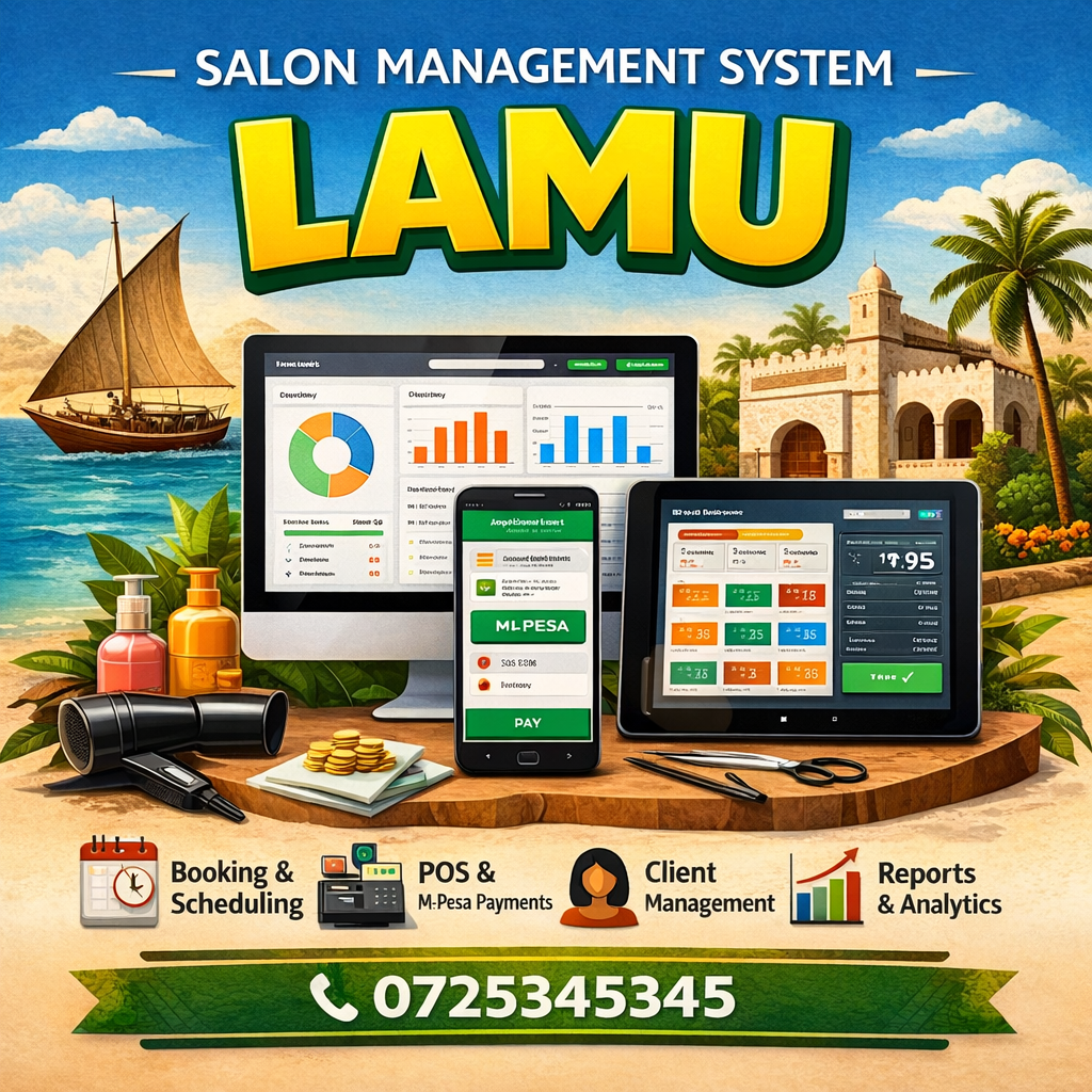  Salon Management System Lamu
