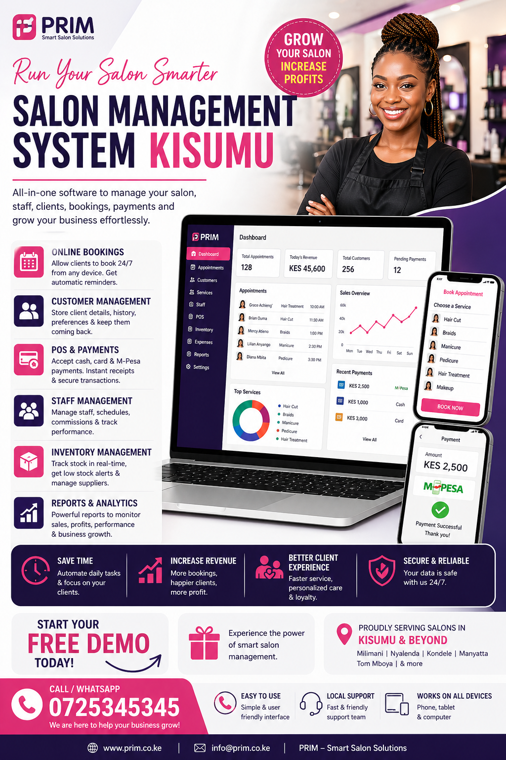 Salon Management System Kisumu