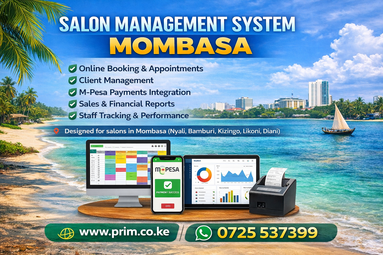 Salon Management System Mombasa