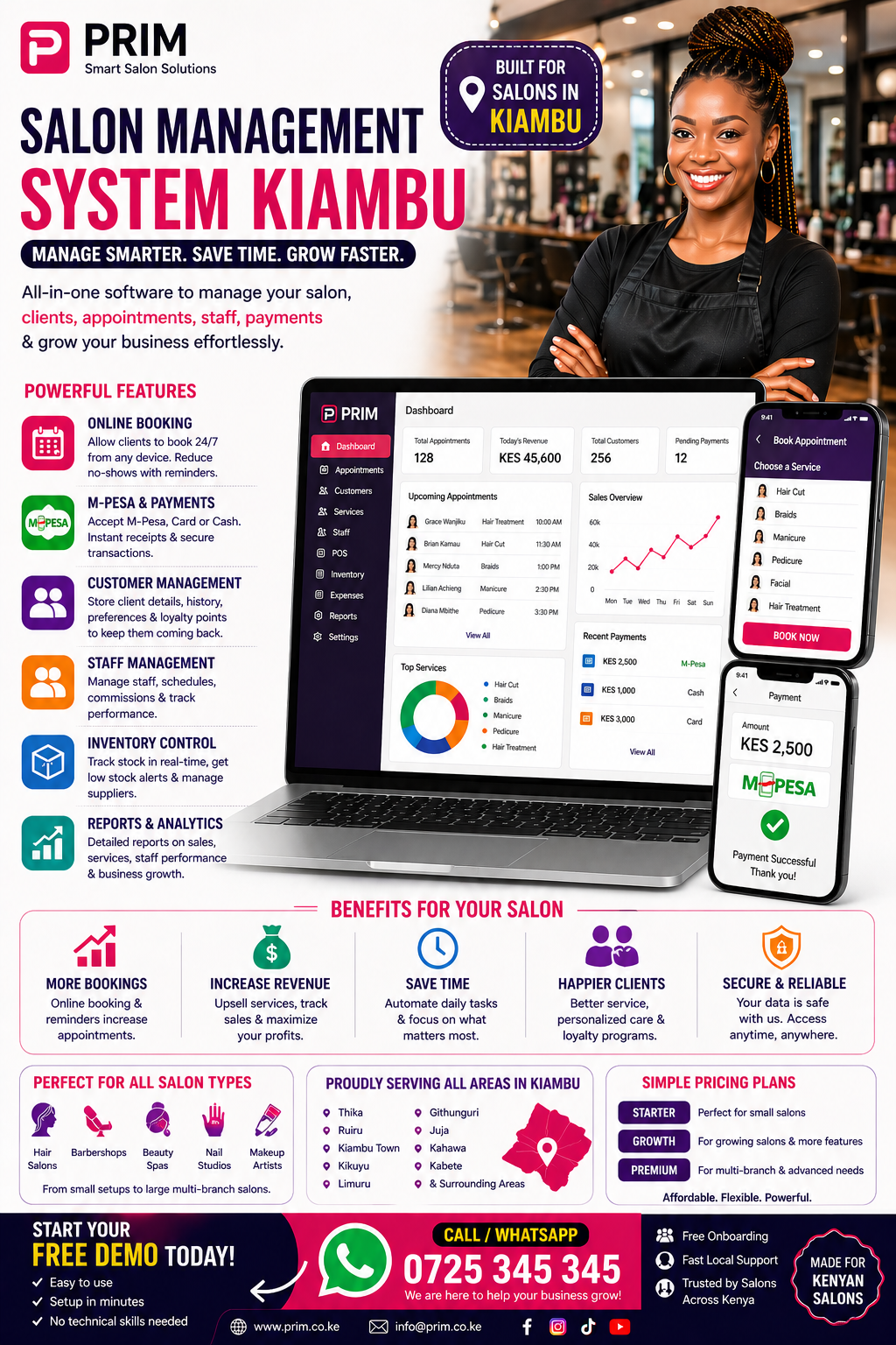 Salon Management System Kiambu