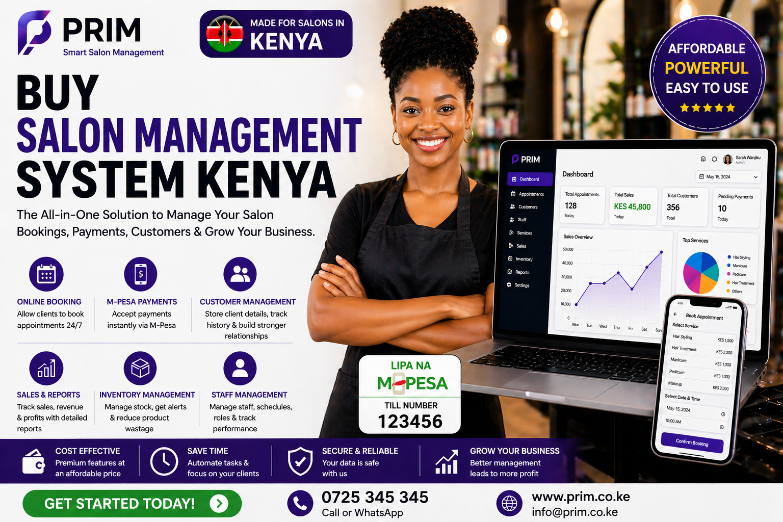  Buy Salon Management System Kenya