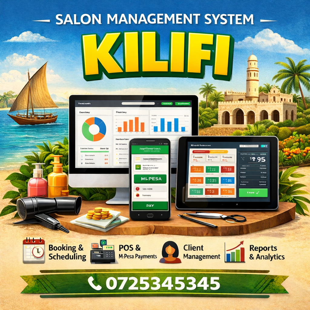 Salon Management System Kilifi 