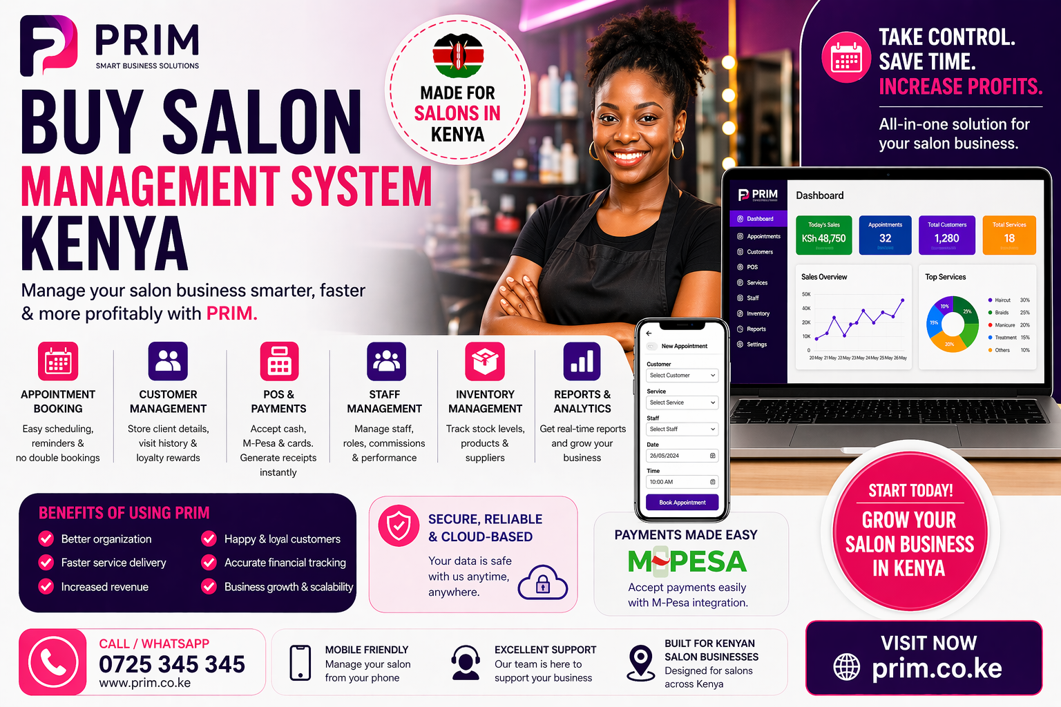 Buy Salon Management System Kenya