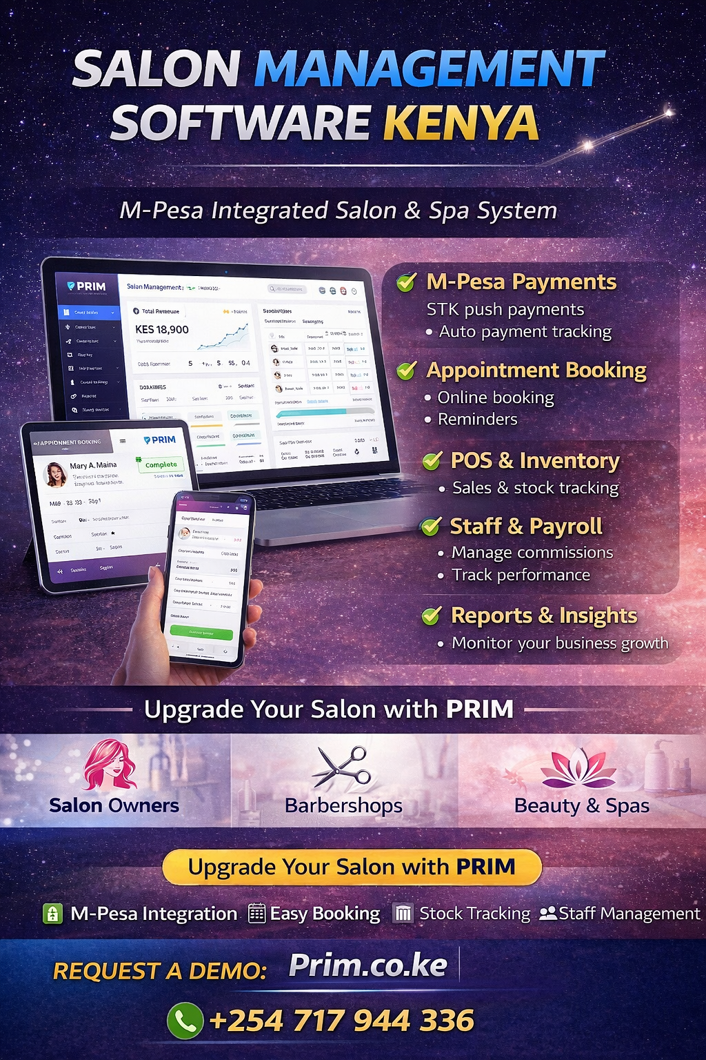 Salon Management Software Kenya 