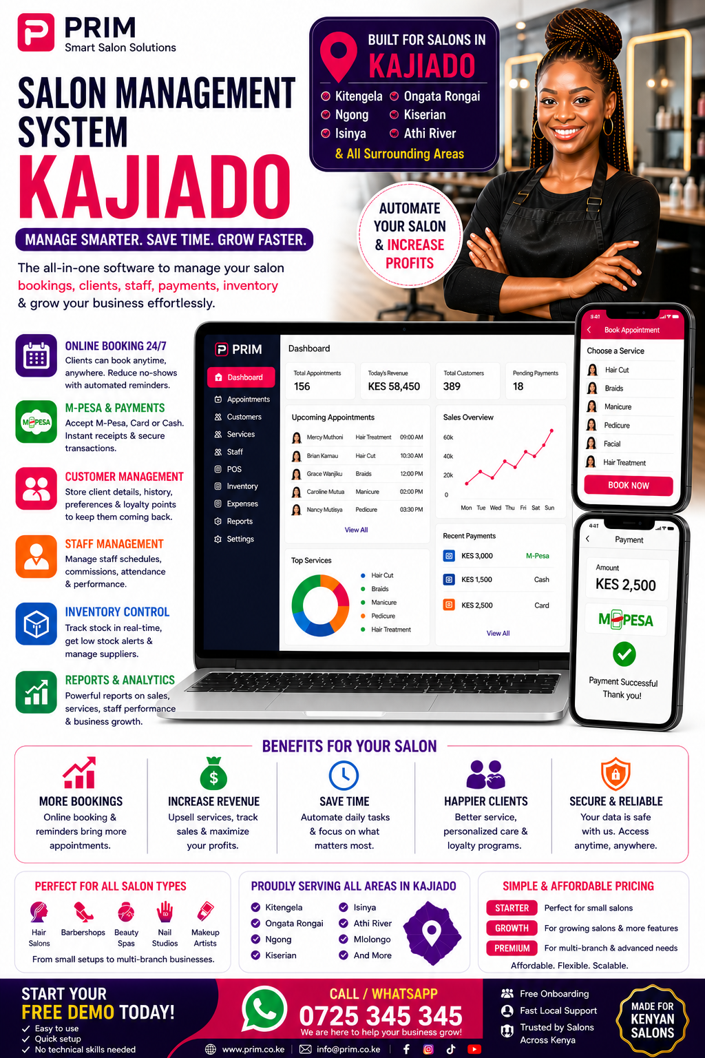 Salon Management System Kajiado
