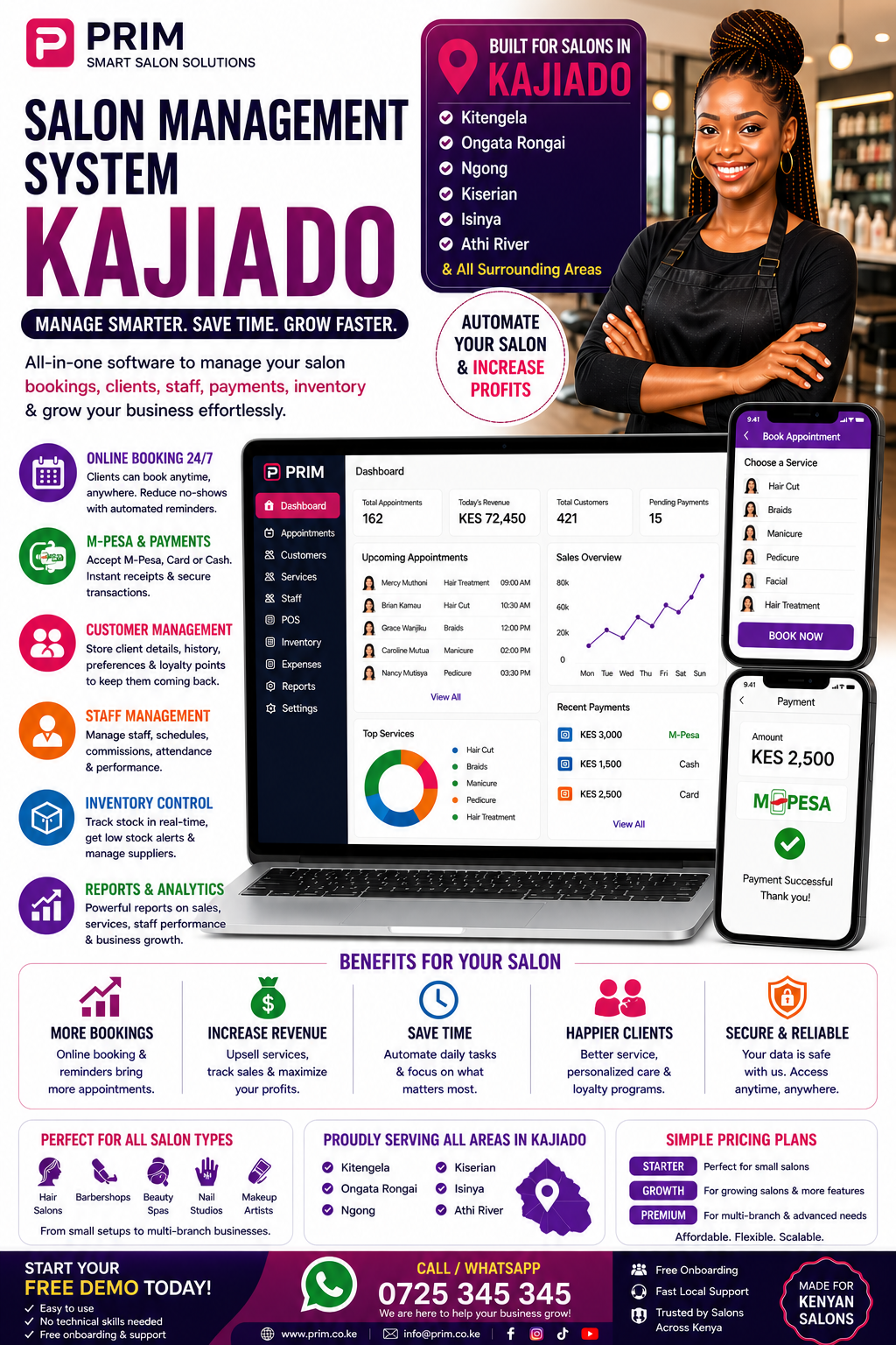 Salon Management System Kajiado