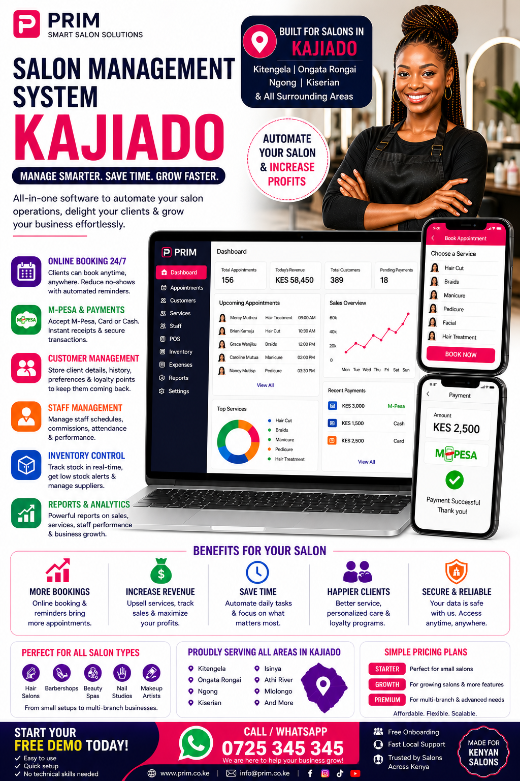 Salon Management System Kajiado