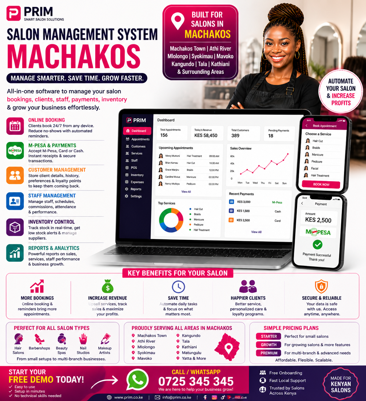 Salon Management System Machakos