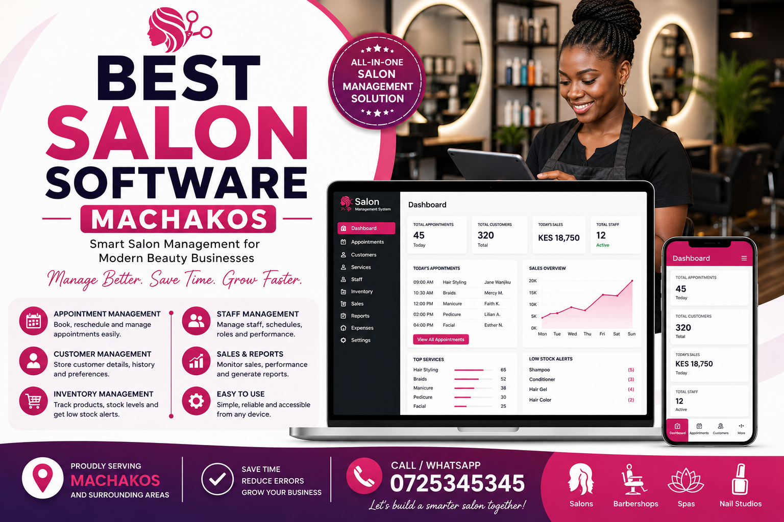 Best Salon Software Machakos