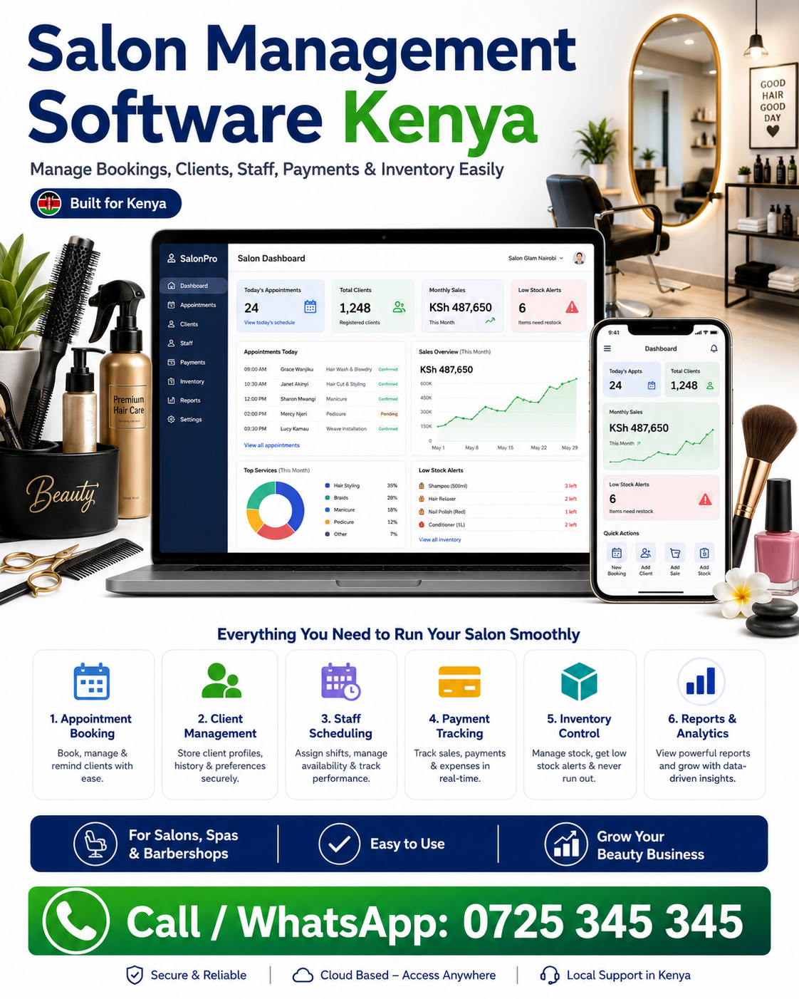 Salon Management Software Kenya