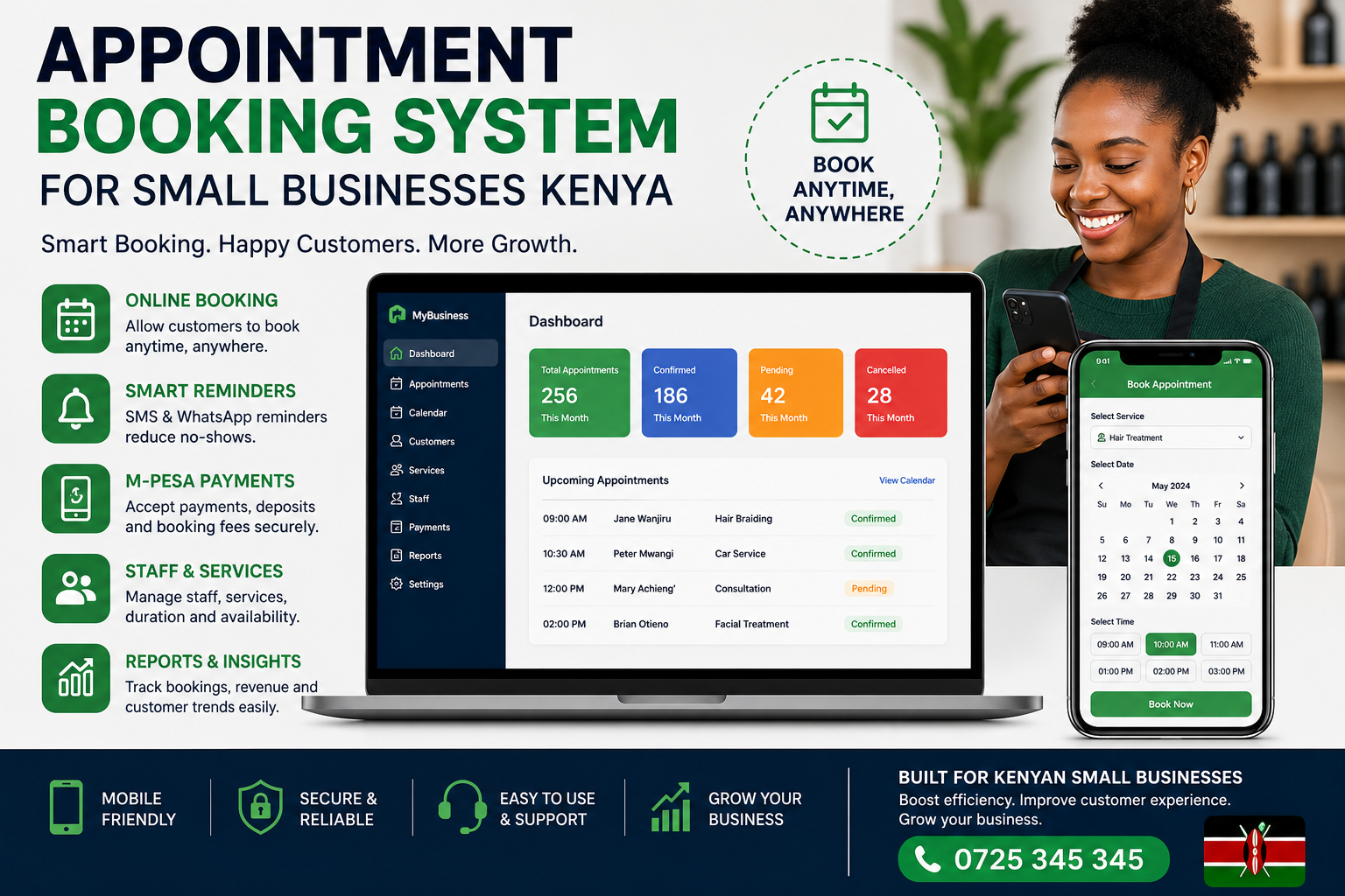 Appointment Booking System for Small Businesses Kenya