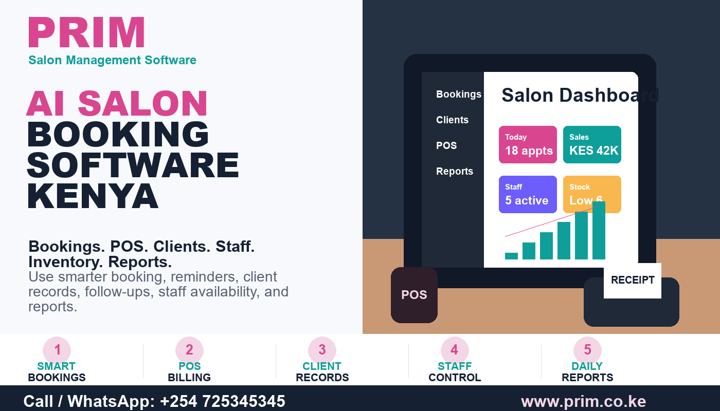 AI Salon Booking Software Kenya: 9 Smart Ways to Fill Your Calendar