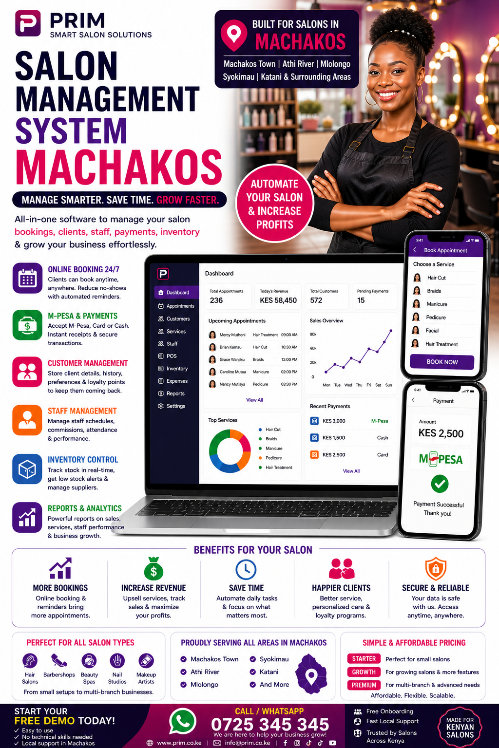 Salon Management System Machakos