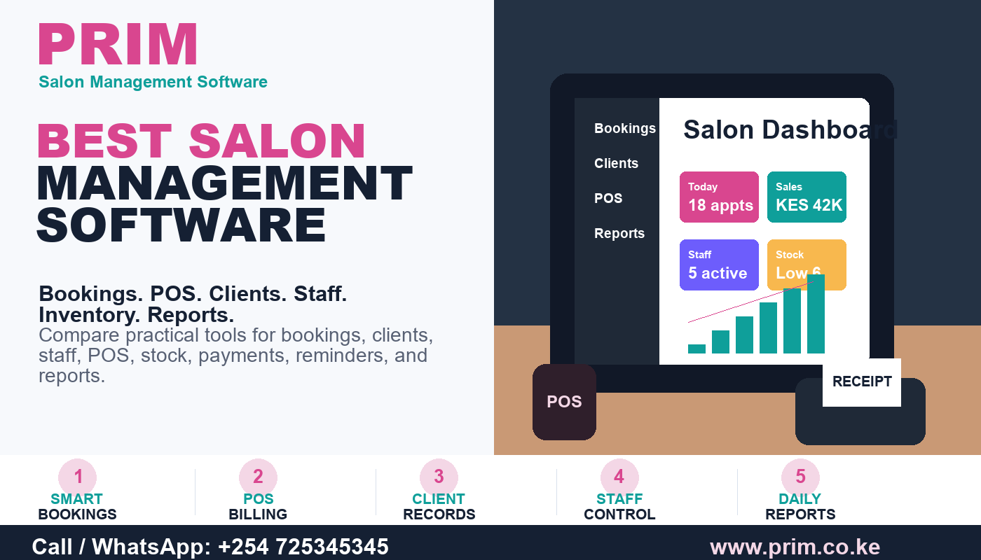 Best Salon Management Software: 9 Powerful PRIM Features for Growing Salons