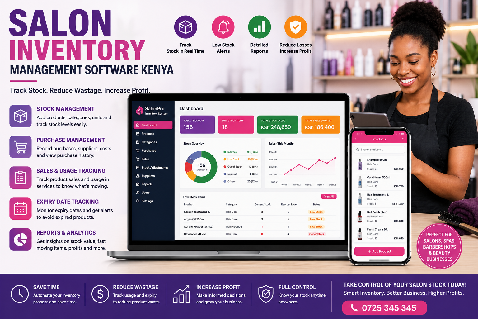 Salon Inventory Management Software Kenya
