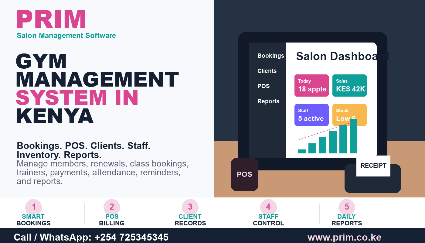 Gym Management System in Kenya: 10 Smart Tools for Fitness Businesses