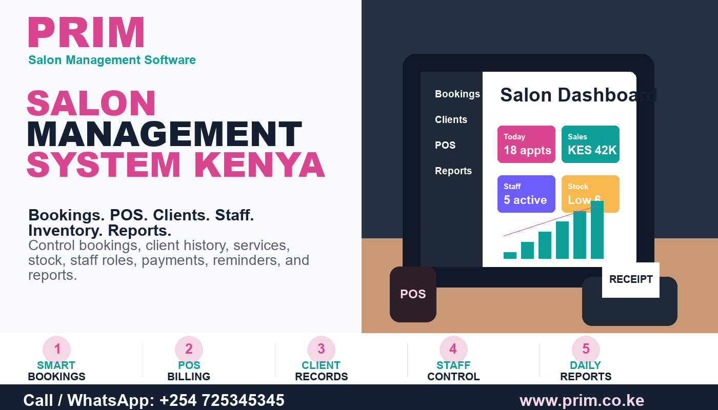 Salon Management System Kenya: 9 Practical Tools for Busy Salons
