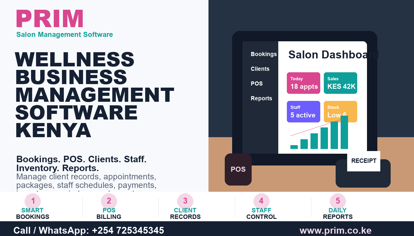 Wellness Business Management Software Kenya: 10 Tools for Better Client Care