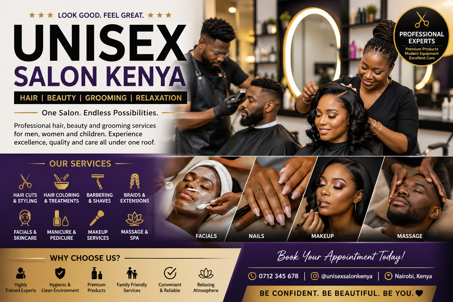 Best Unisex Salon Kenya 