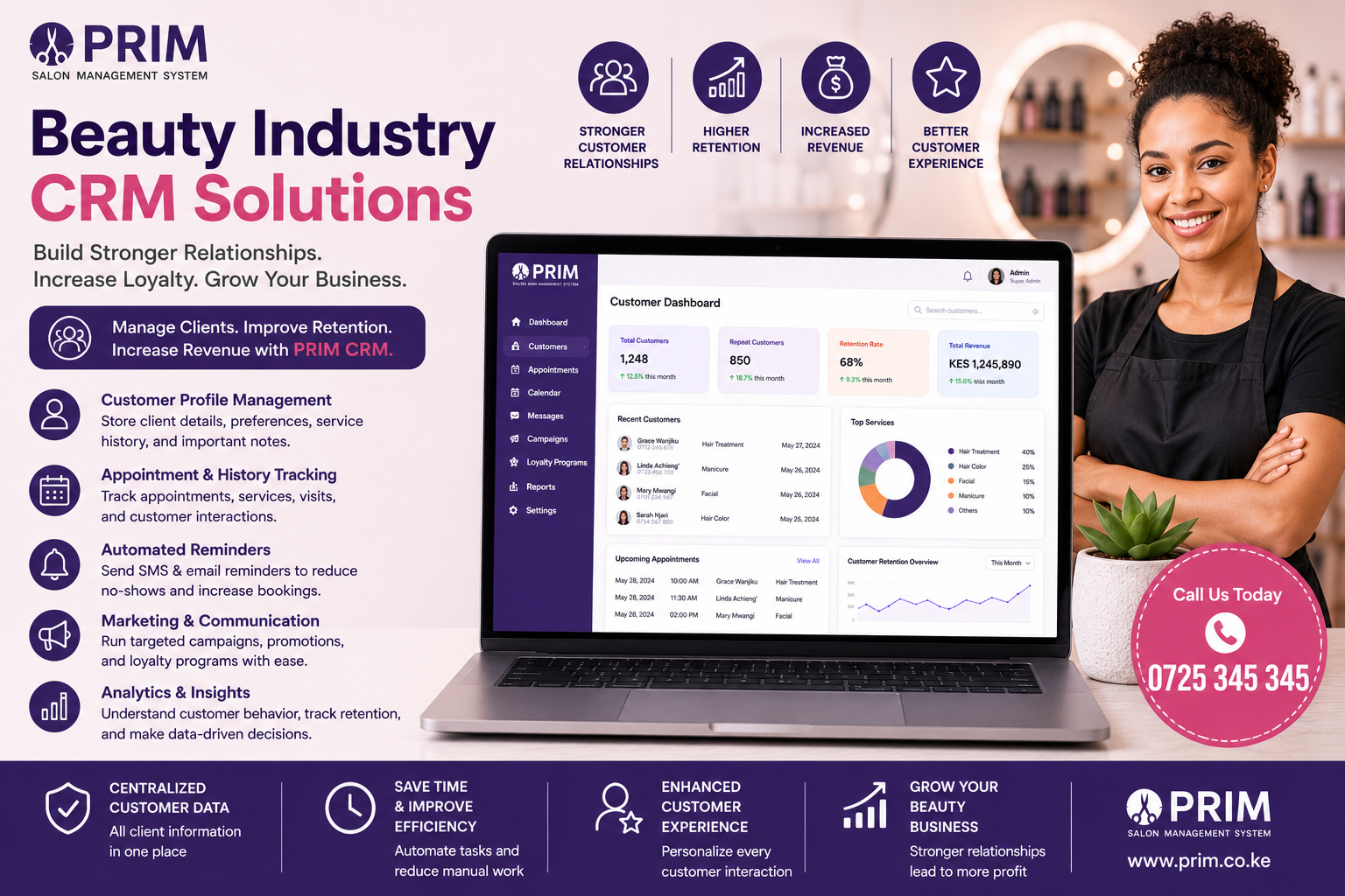Beauty Industry CRM Solutions