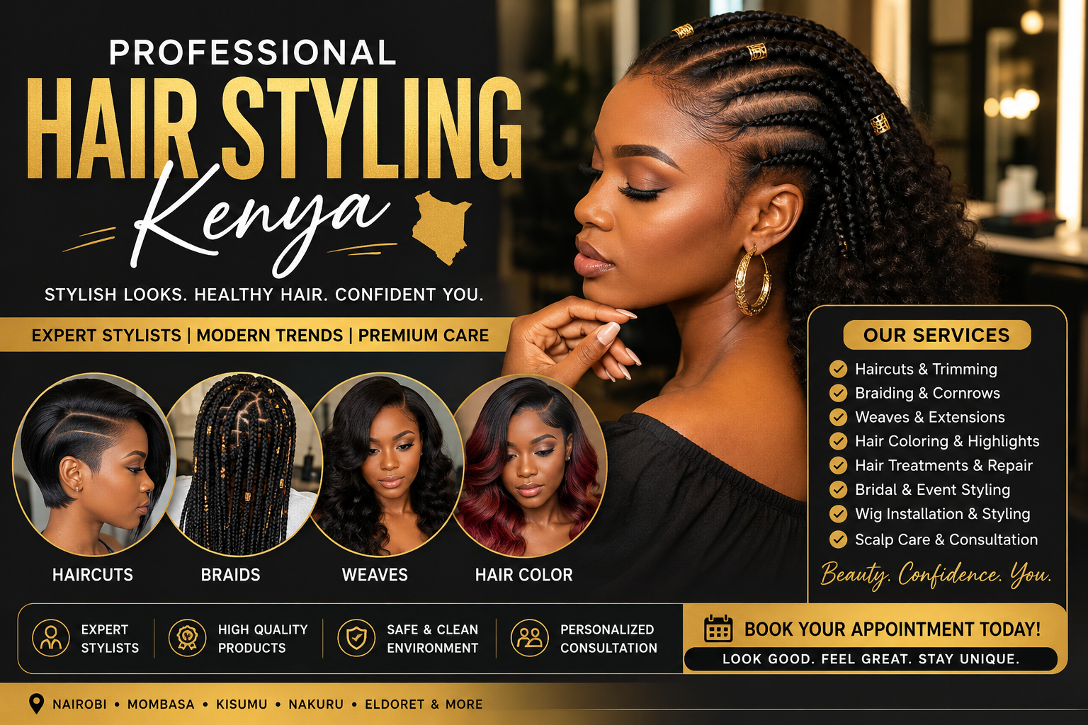 Hair Styling Kenya 