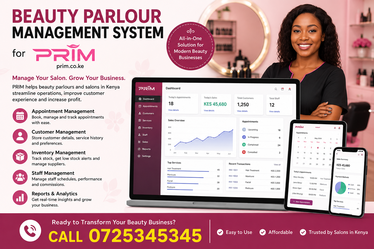 Beauty Parlour Management System