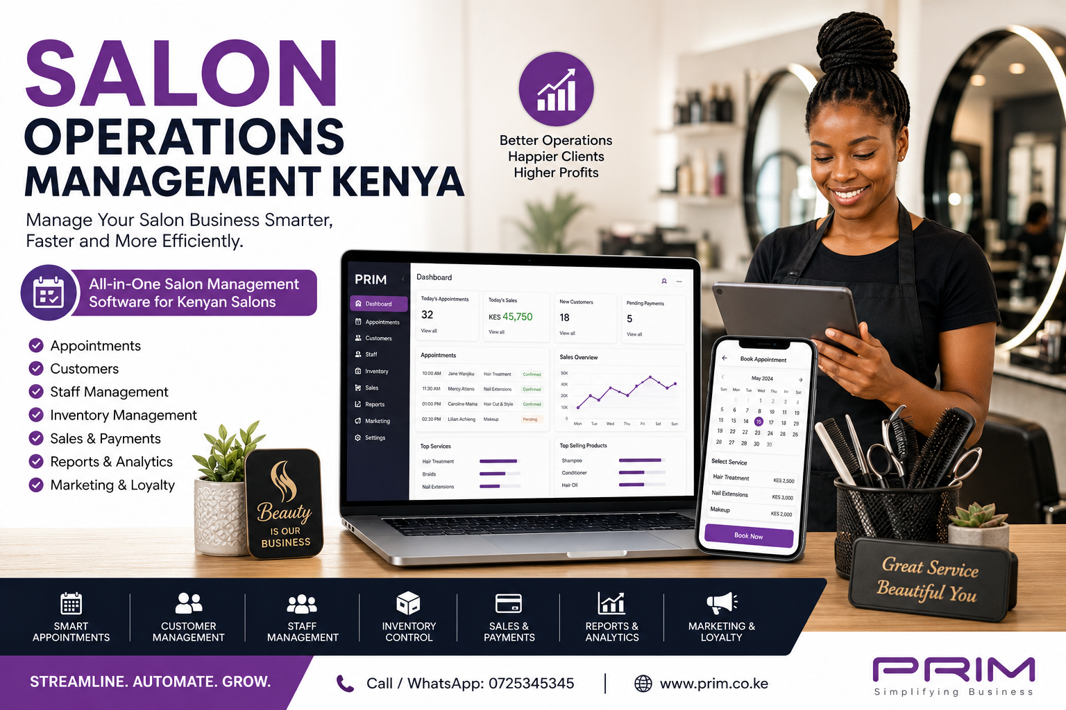 Salon Operations Management Kenya