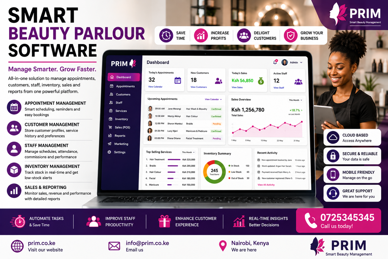 Smart Beauty Parlour Software
