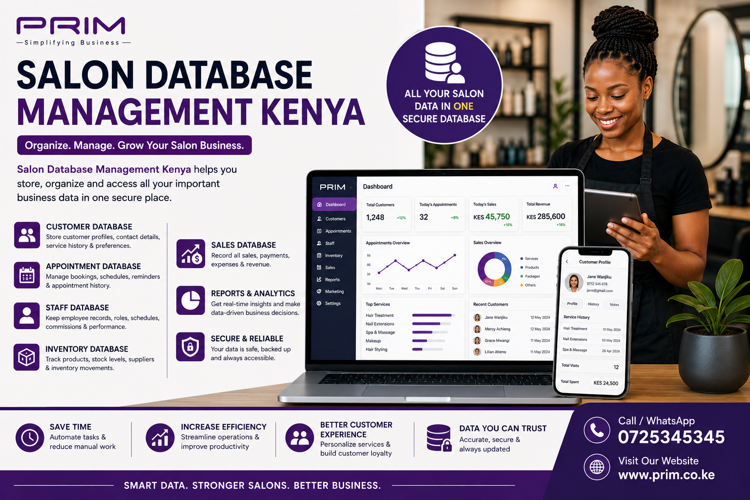 Salon Database Management Kenya