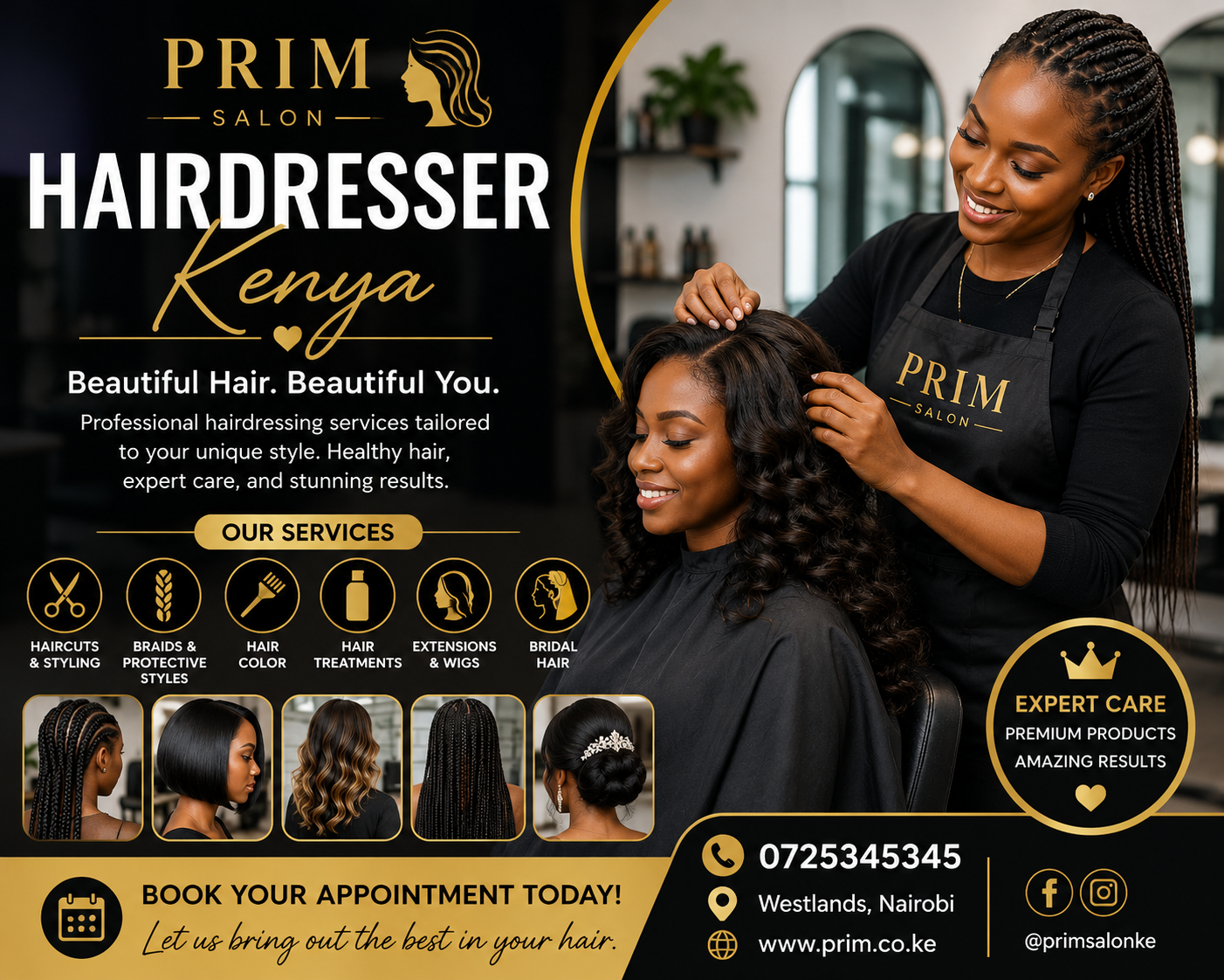 Hairdresser Kenya
