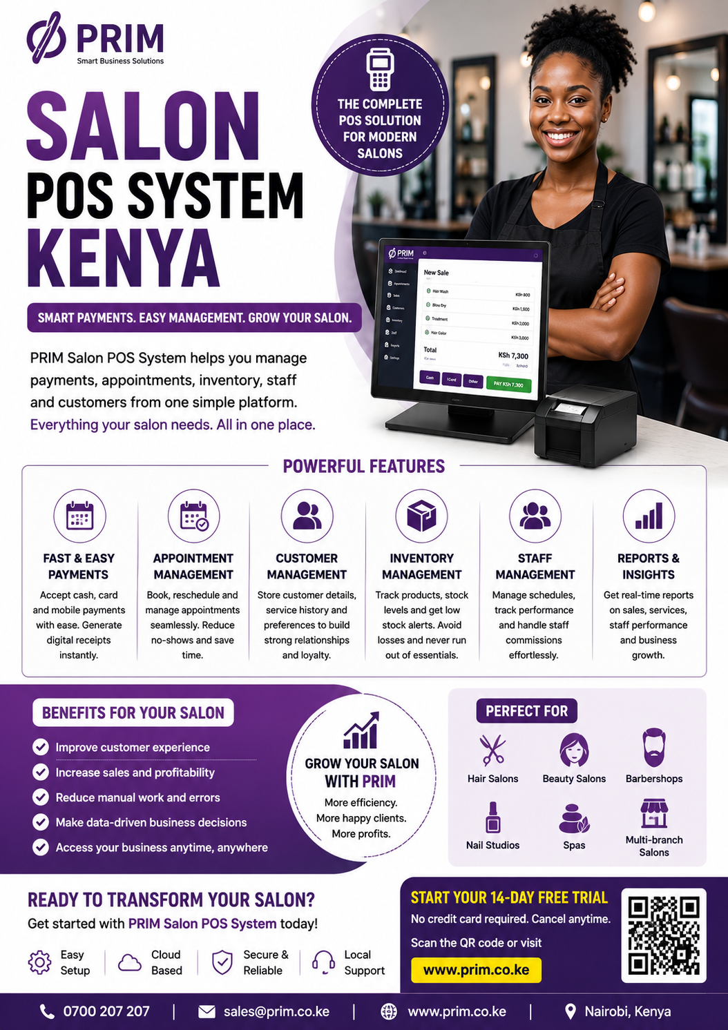 Salon POS System Kenya