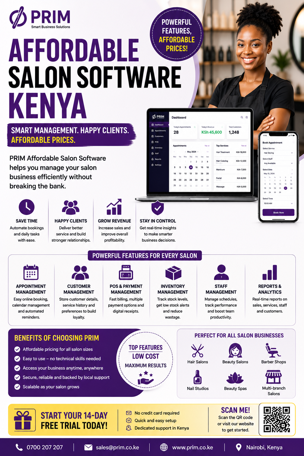 affordable salon software kenya