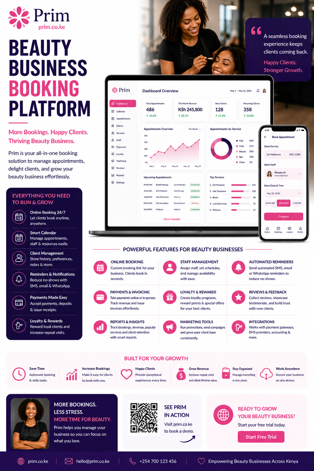 Beauty Business Booking Platform