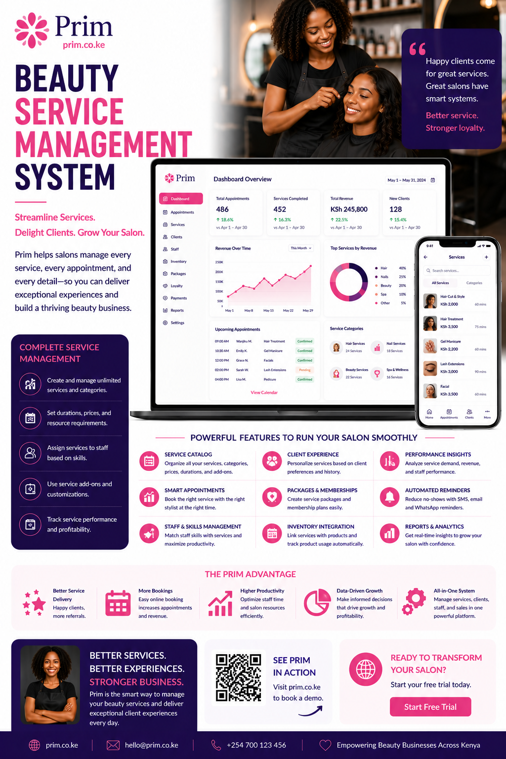 Beauty Service Management System