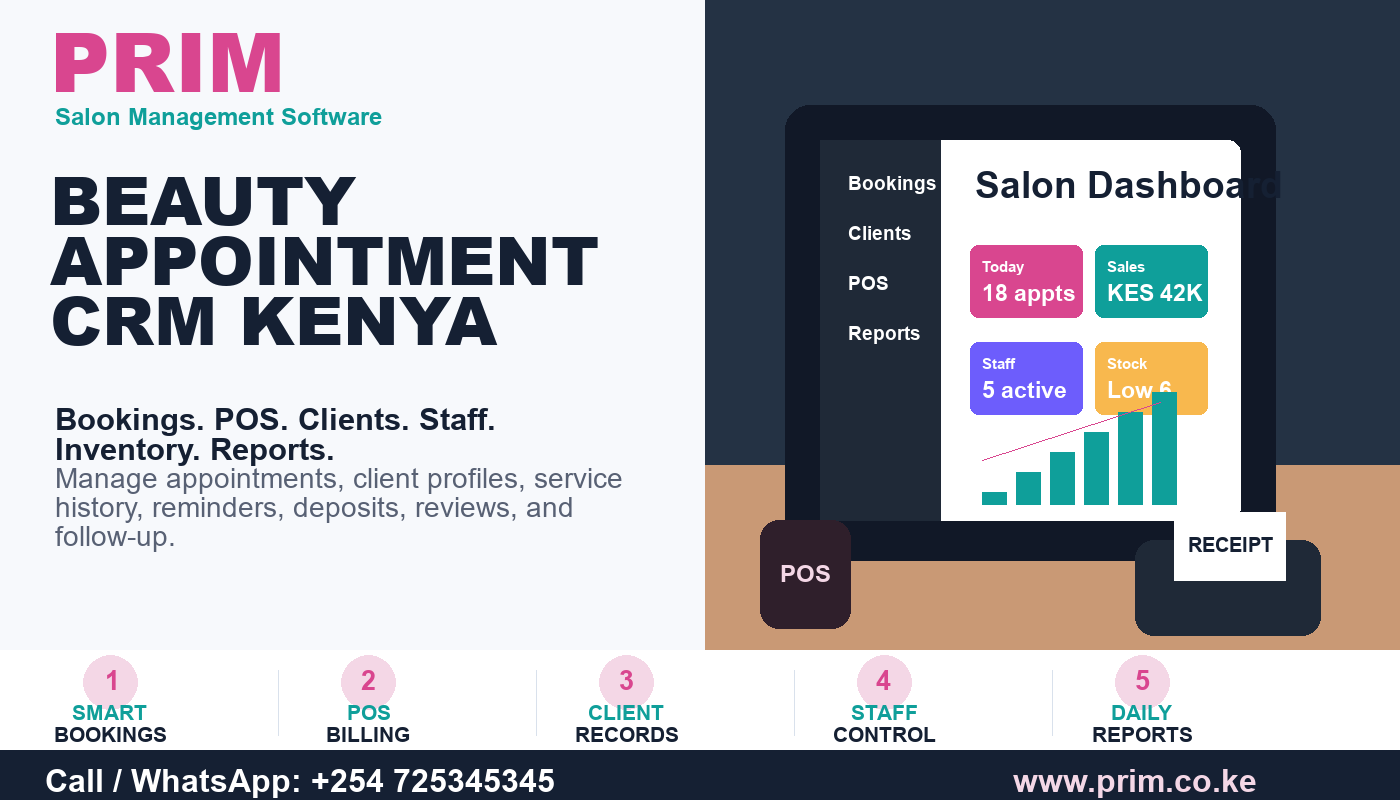Beauty Appointment CRM Kenya: 8 Powerful Tools for Better Client Care