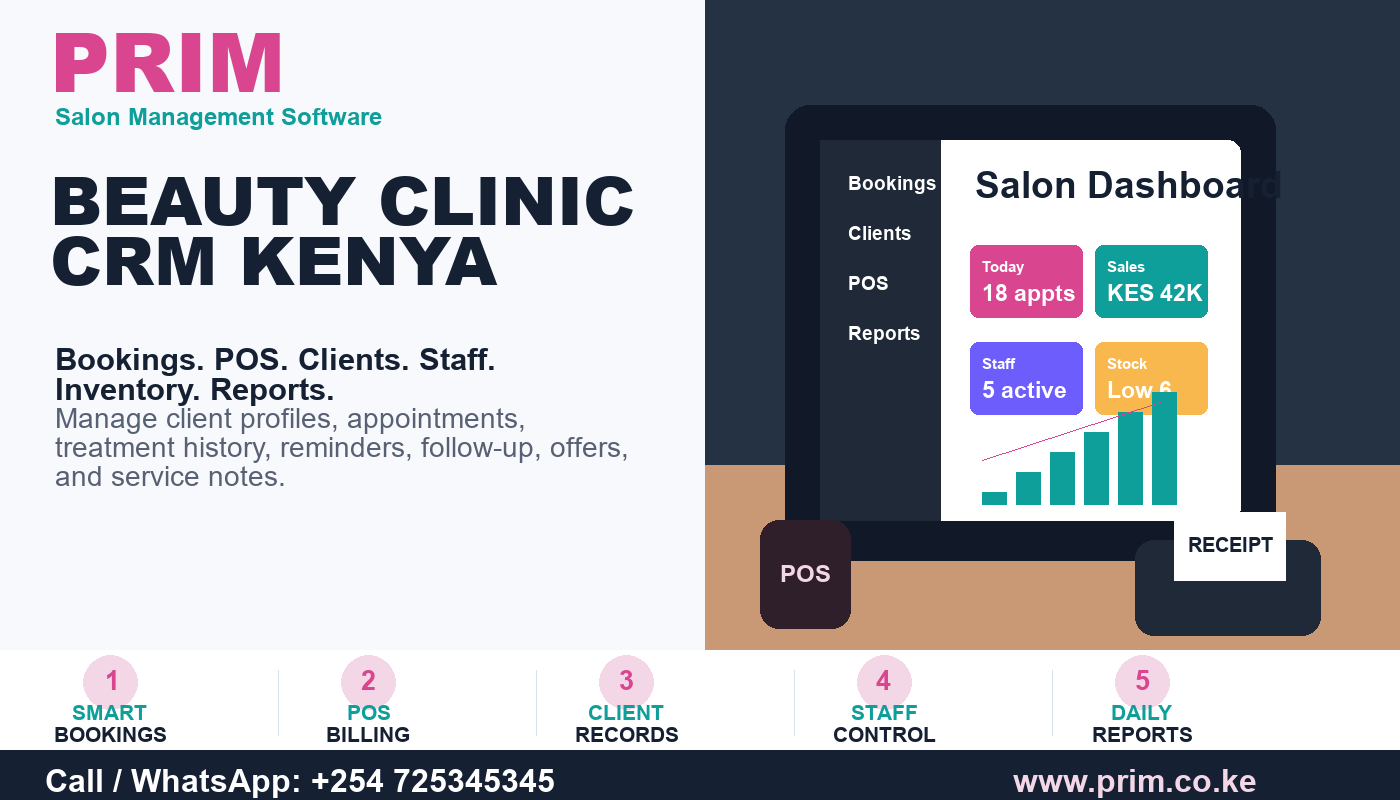 Beauty Clinic CRM Kenya: 8 Powerful Tools for Client Care