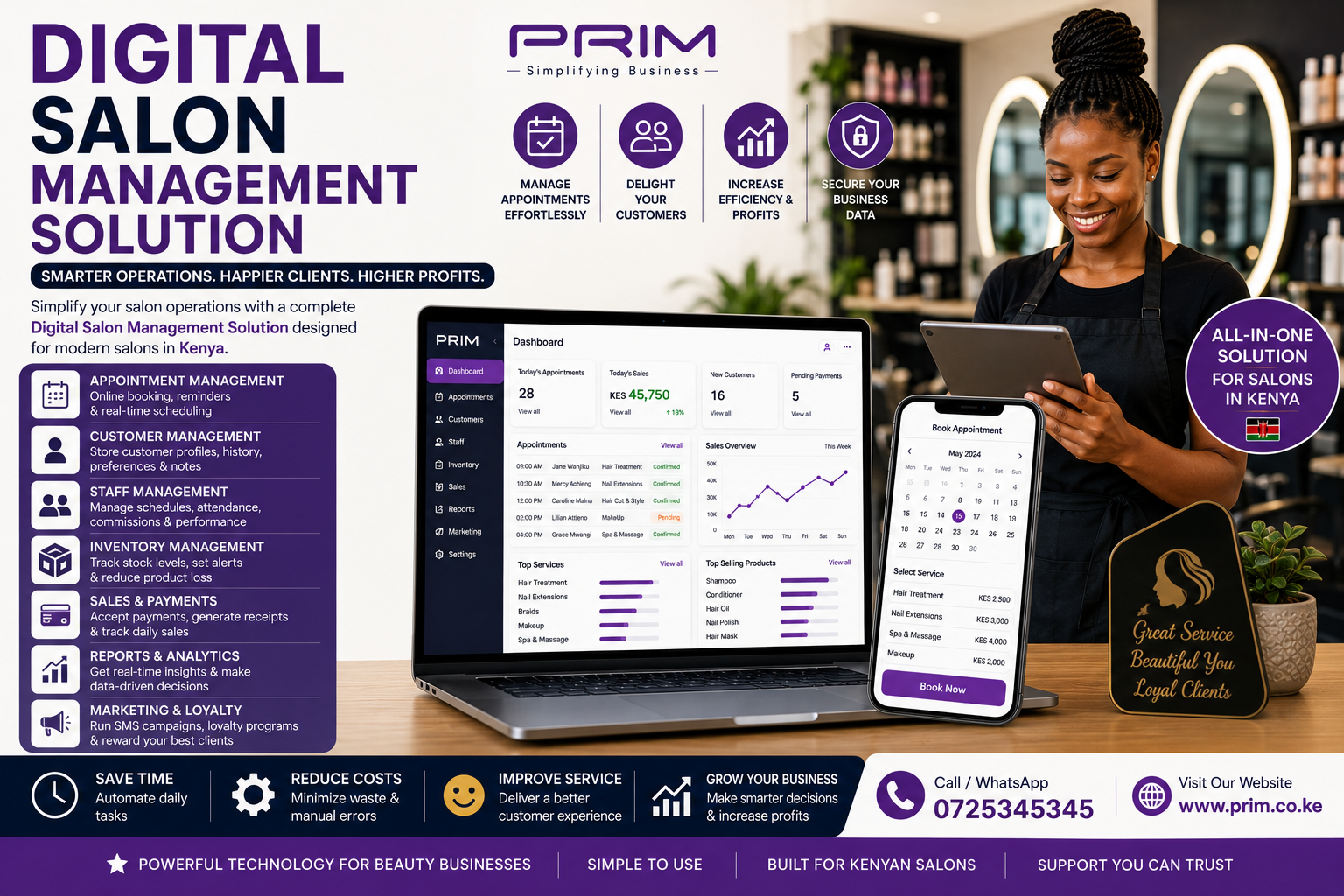 Digital Salon Management Solution