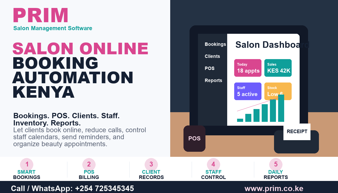 Salon Online Booking Automation Kenya: 8 Powerful Ways to Grow Appointments